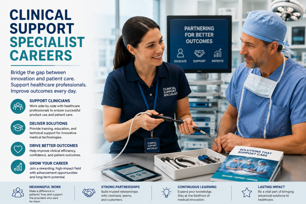 Learn More About Clinical Support and Clinical Specialist Careers
