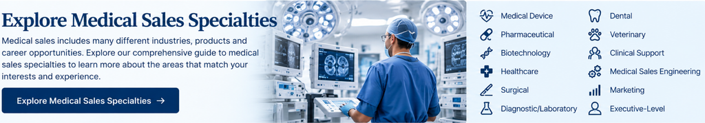 Explore Medical Sales Specialties. 
